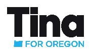 Tina for Oregon Logo